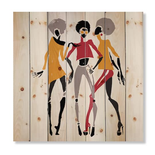 Designart - African American Women Silhouettes II